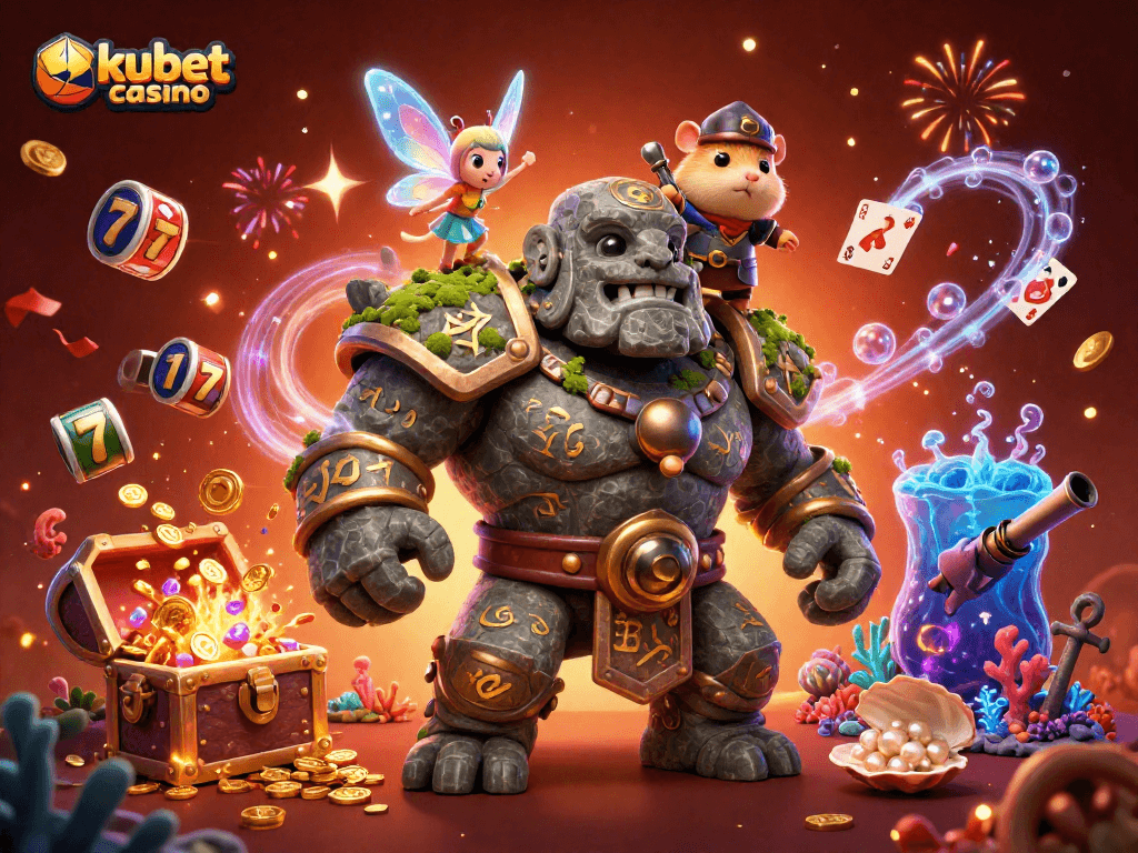 Experience thrilling adventures at kubet casino with magical characters and slot games!