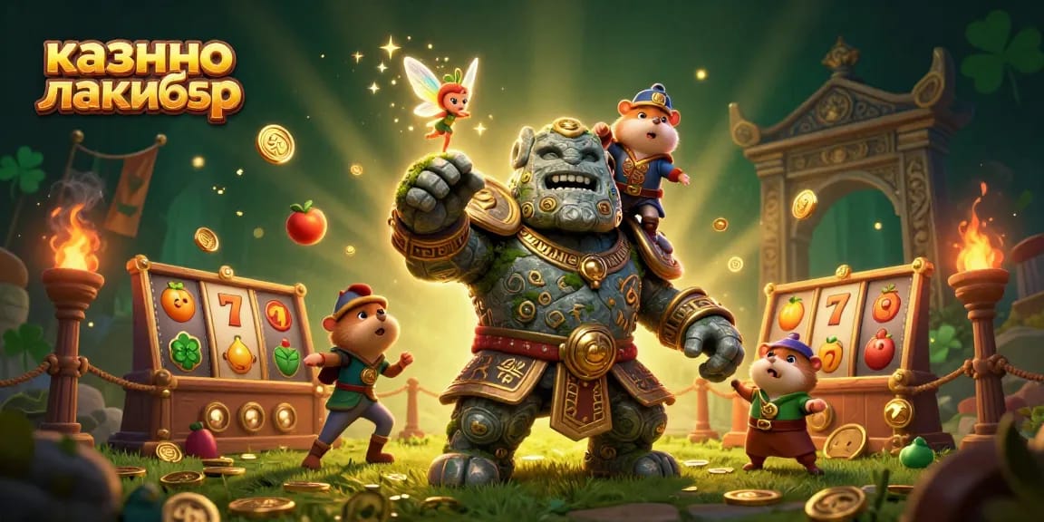 Experience casino excitement with казино лакибир in this thrilling 3D illustration of magic and adventure.
