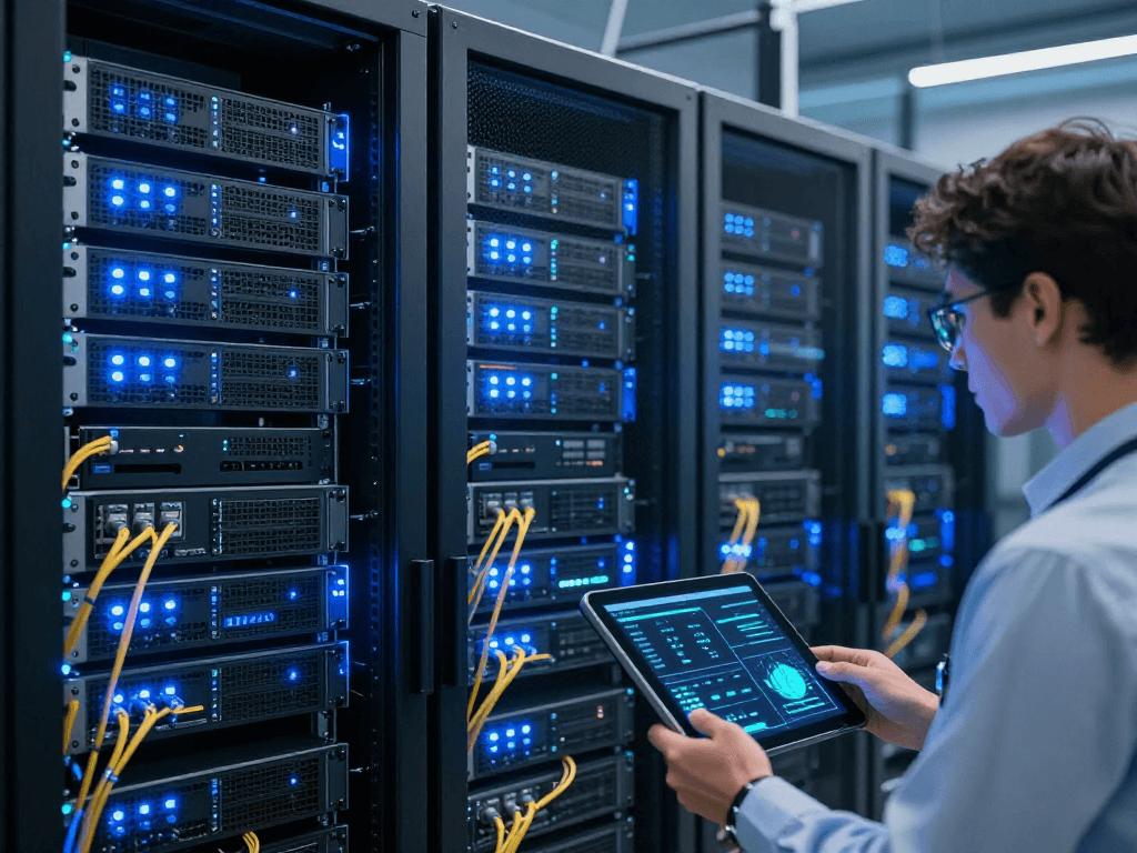 IPTV subscription control panel for cloud-based streaming services, showcasing advanced server capabilities and seamless connectivity.
