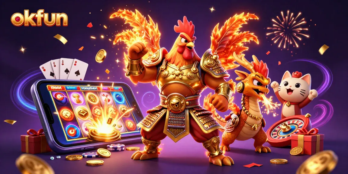 okfun offers thrilling betting adventures with cartoon characters and dynamic gambling elements.