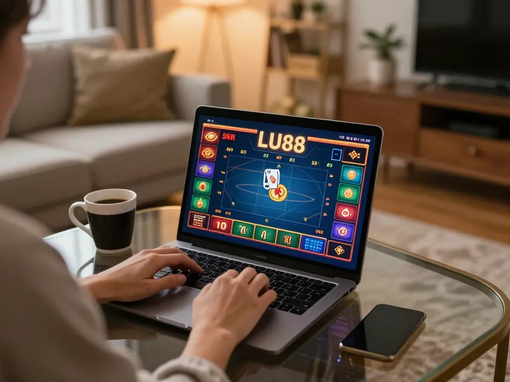 Engaging session at casino LU88 showcasing online gaming strategies from the comfort of home.