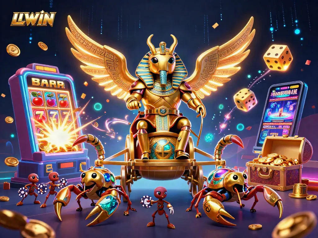 LLWIN captivates players with exhilarating slots and vivid casino games in a dazzling scene.