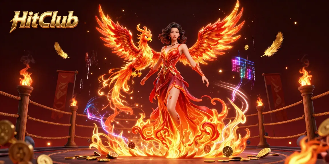 Engage with HitClub’s thrilling experience in an ultra-detailed 3D illustration of casino excitement.