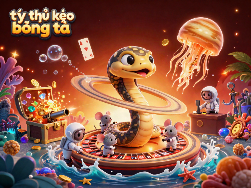 Engage with tỷ lệ kèo bóng đá through thrilling cosmic betting with dynamic characters and elements.