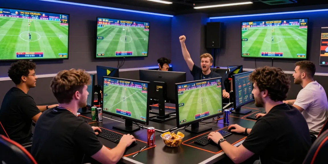 Gamers experiencing the excitement of online betting at UK88 with vibrant visuals and engaging atmosphere.