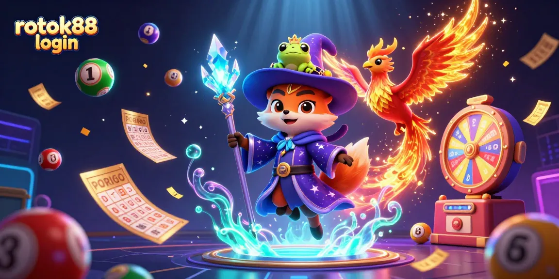 Win big at rokok88 login with this magical casino scene full of vibrant gaming elements.