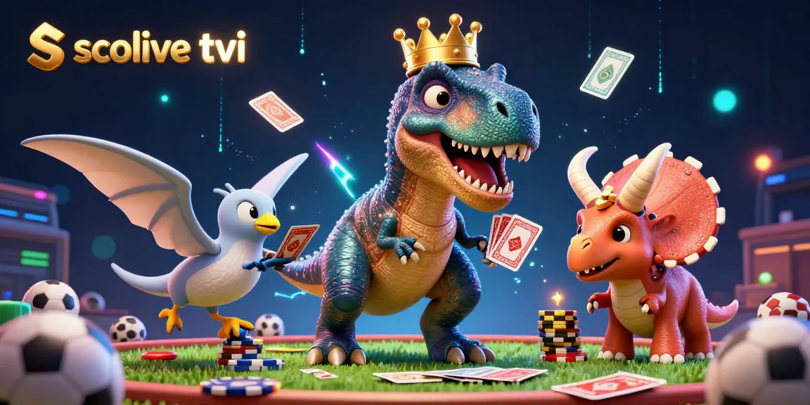 Experience live sports betting excitement with socolive tivi in this dynamic 3D illustration.